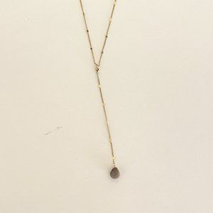 Serefina Anthropologie Stone Drop Necklace